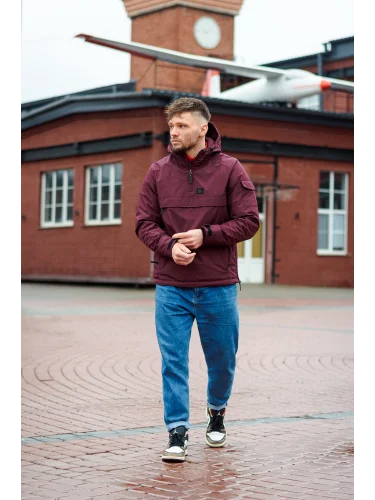 Куртка Wallace 30112 Burgundy | Vintage Industries