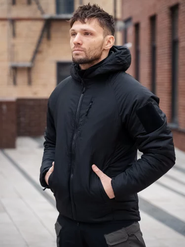 Куртка Wolfhound Hoodie Black | Helikon-Tex