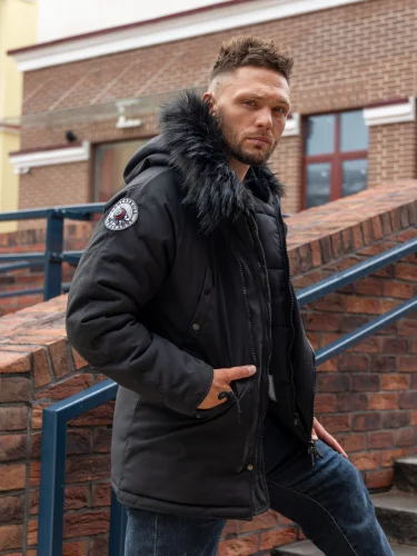 Куртка Аляска Oxford ZIP WP-114 Black | Army Stroll