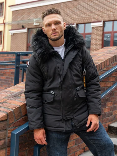 Куртка Аляска Oxford ZIP WP-114 Black | Army Stroll