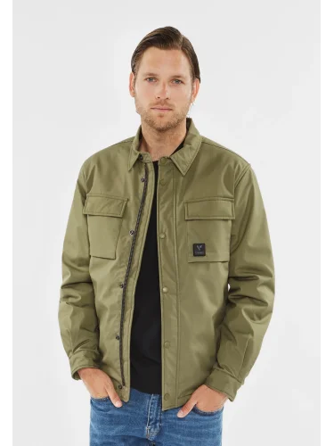 Куртка Wyatt shirt 25129 taupe | Vintage Industries