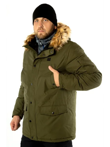Куртка зимняя Circle 2202 Olive | Vintage Industries