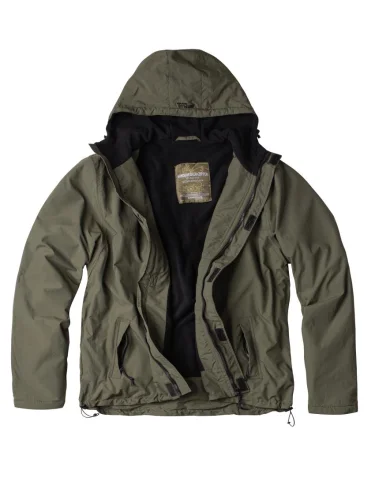 Куртка Zipper Windbreaker Oliv | Surplus