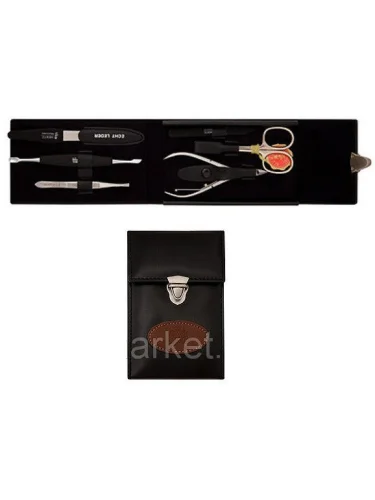 Маникюрный набор мужской A6416N Черный | Mertz