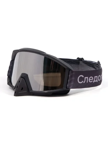 Маска мотоциклетная/снегоходная M10 PF-SMG-13 линза chrome silver | Следопыт