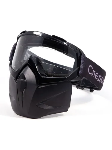 Маска мотоциклетная/снегоходная M6 PF-SMG-03 линза transparent | Следопыт