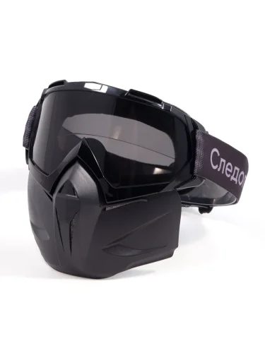 Маска мотоциклетная/снегоходная M6 PF-SMG-04 линза Grey | Следопыт