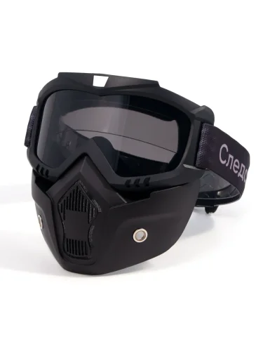 Маска мотоциклетная/снегоходная M7 PF-SMG-07 линза grey | Следопыт