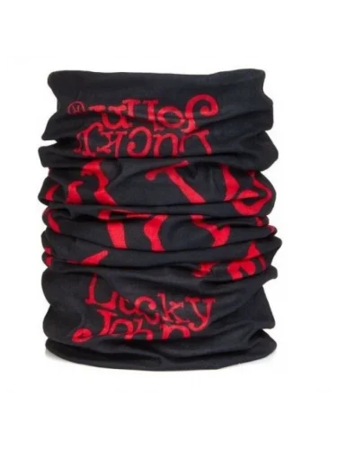 Многофункциональный головной убор Lucky John Black/Red | Norfin