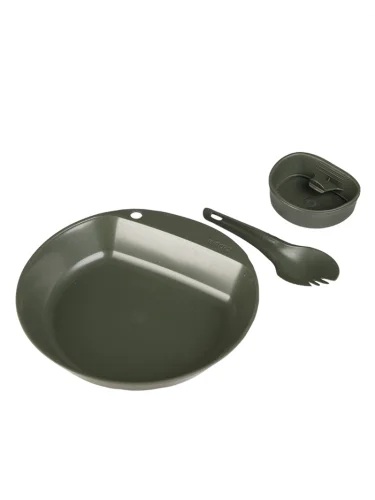 Набор посуды 3 предмета Pathfinder kit Olive | WILDO