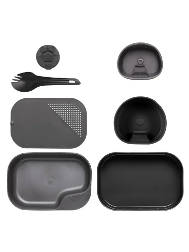Набор посуды 7 предметов CAMP-A-BOX Complete Black/Dark Grey| WILDO
