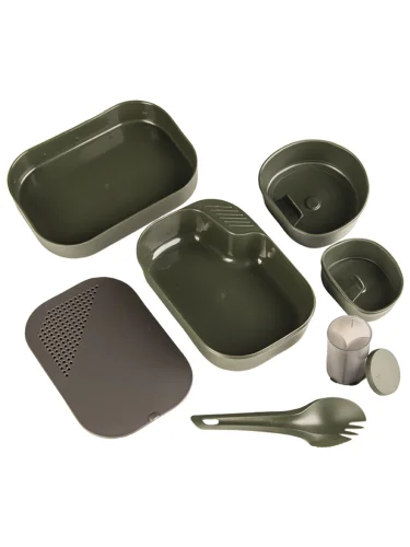 Набор посуды 7 предметов CAMP-A-BOX Olive | WILDO