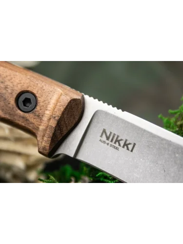 Нож Nikki AUS-8 |Satin дерево Kizlyar Supreme