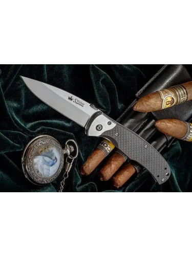 Нож Prime D2 Satin Carbon Fiber | Kizlyar Supreme