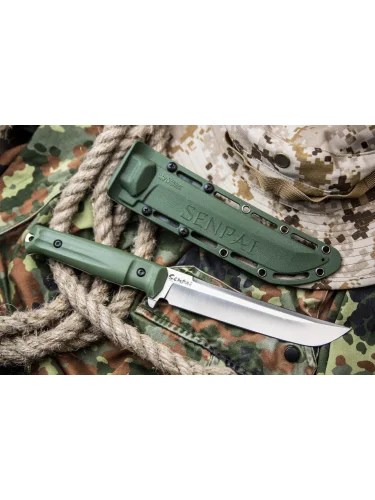 Нож Senpai AUS-8 SW Olive | Kizlyar Supreme