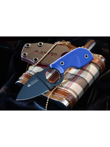 Нож шейный Amigo Z D2 BT blue | Kizlyar Supreme