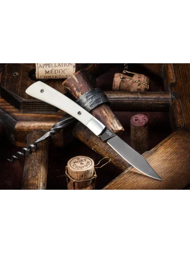 Нож складной Gent 440C BT Кость черный | Kizlyar Supreme