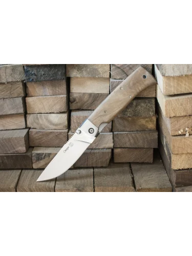 Нож складной Стерх стальные притины дерево | Кизляр