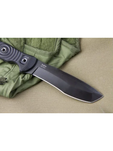 Нож Vendetta AUS-8 Black Titanium | Kizlyar Supreme