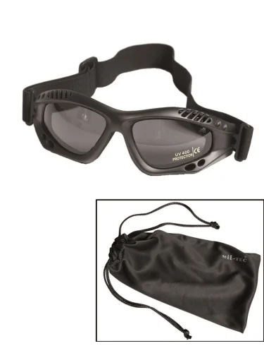 Очки Commando Black Smoke 15615302 | Mil-tec