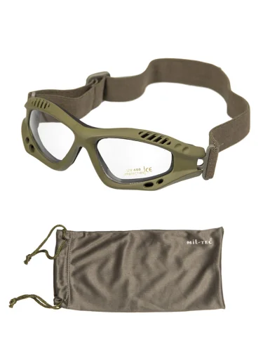 Очки Commando Olive/Klar 15615401 | Mil-tec