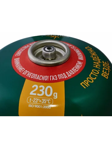 Газовый баллон GAS STANDARD TBR-230 | TOURIST