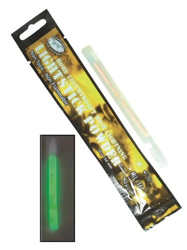 Палочка светящаяся 1X15 см Зеленый свет | Mil-tec