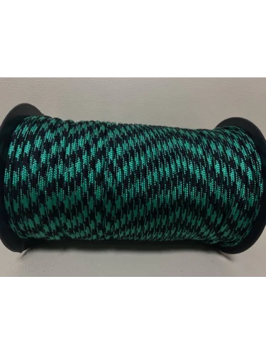 Паракорд №12 Черно-зеленый (малахит) - 4мм | МегаКорд
