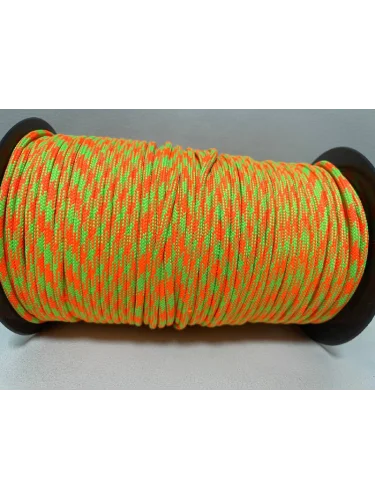 Паракорд №49 КМФ оранжево-зеленый - 4мм | МегаКорд