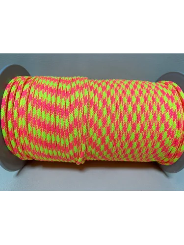 Паракорд №50 КМФ желто-розовый - 4мм | МегаКорд