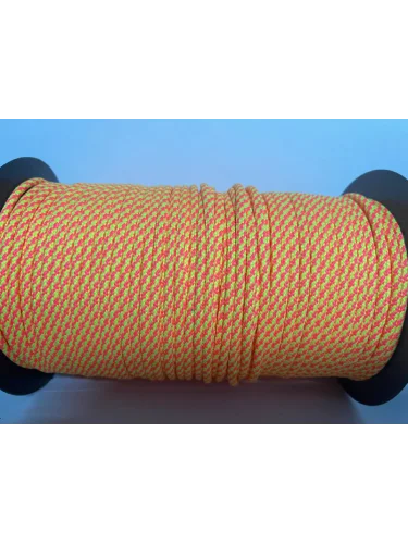 Паракорд №48 Неон плетенка желто-розовый - 4мм | МегаКорд