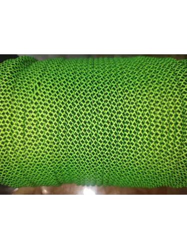 Паракорд №44 Неон черно-зеленый РОМБ - 4мм | МегаКорд