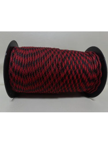 Паракорд №14 Черно-красный - 4мм | МегаКорд