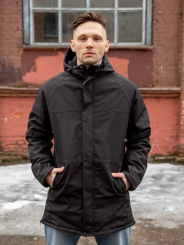 Парка утепленная TORNADO NEW -15 Black | ARMY STROLL