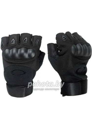 Перчатки тактические беспалые Black | Oakley