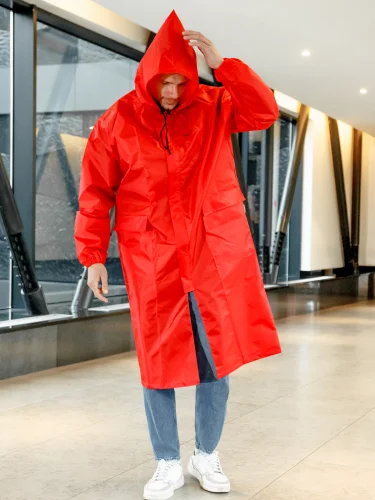 Плащ влагонепроницаемый Красный | Пехота