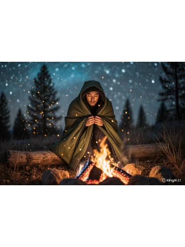 Плед/Одеяло 1,45м*2,10м Olive | Army Stroll