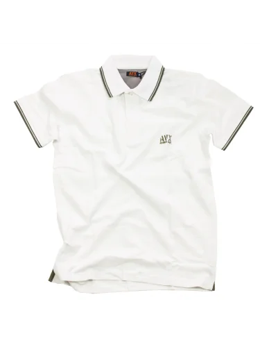 Поло Piquè Bianco AX0018 | AVX Avirex Dept