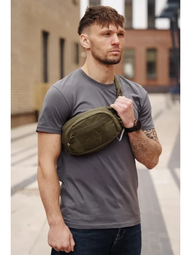 Поясная сумка Bandicoot Olive green | Army stroll
