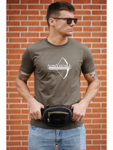 Поясная сумка Possum Black/Olive Green | Army stroll