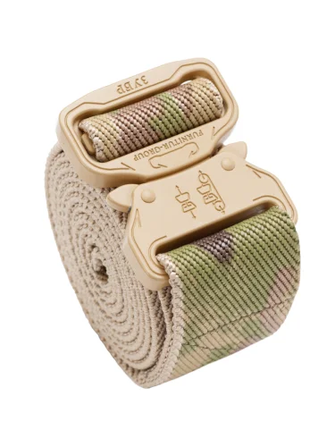 Ремень тактический "Зубр Э" Мультикам/Песок 38мм | Zubr