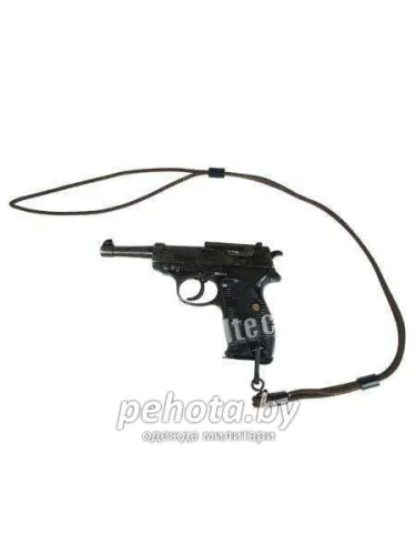 Ремешок страховочный для оружия прямой Черный | Mil-tec