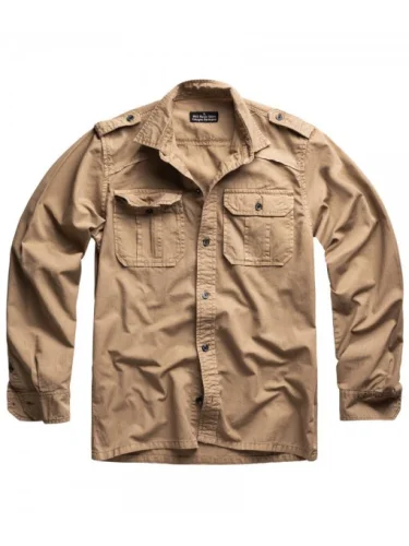 Рубашка 1/1 М65 Basic Shirt Beige | Surplus