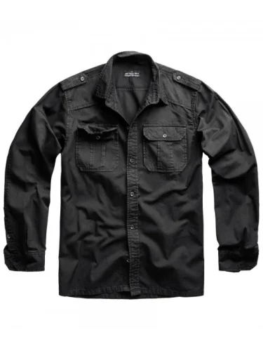 Рубашка 1/1 М65 Basic Shirt Black | Surplus