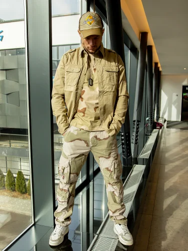 Рубашка 1/1 Raw Vintage Beige washed | Surplus