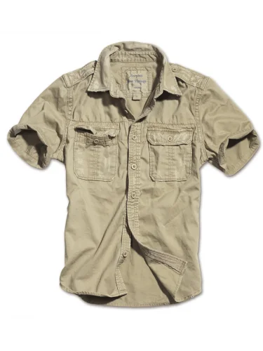 Рубашка 1/2 Raw Vintage Shirt Beige washed | Surplus