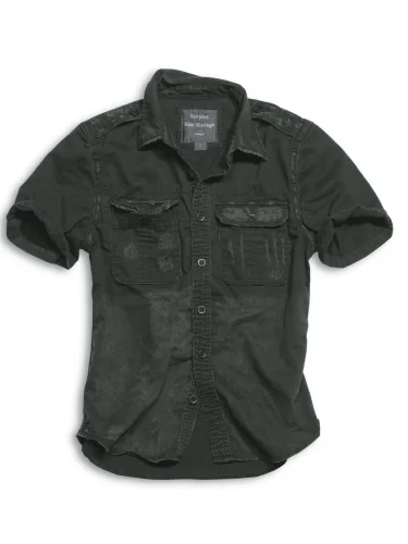 Рубашка 1/2 Raw Vintage Shirt Black | Surplus
