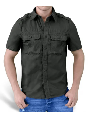 Рубашка 1/2 Raw Vintage Shirt Black | Surplus