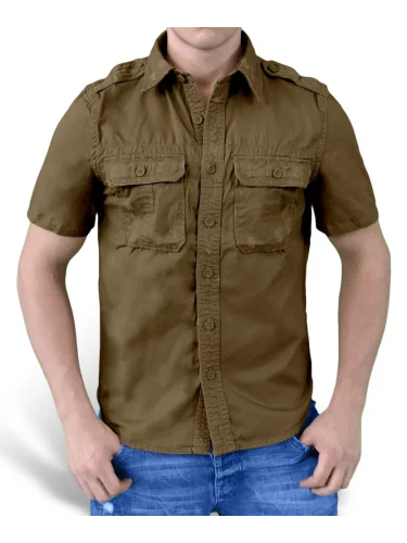 Рубашка 1/2 Raw Vintage Shirt Brown | Surplus