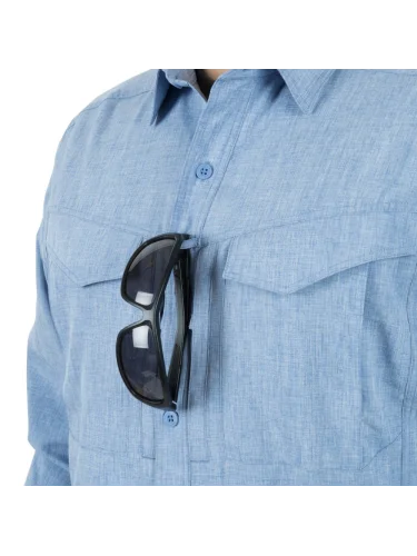 Рубашка Defender Mk2 Gentleman Shirt Black / Gray Melange | Helikon-Tex